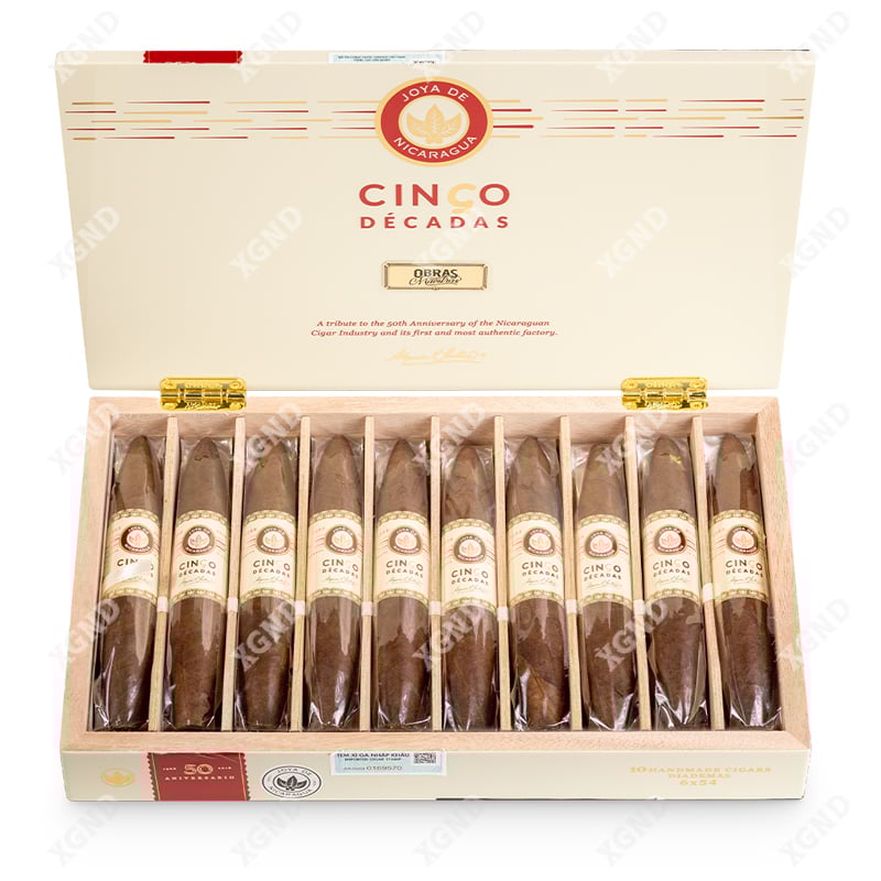 Cigar Joya De Nicaragua Cinco Decadas 50 Aniversario Diadema