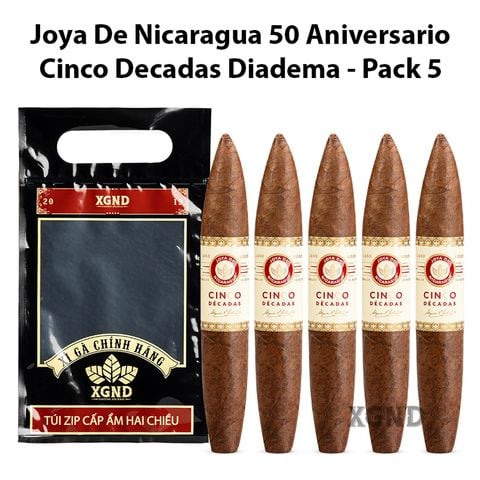Cigar Joya De Nicaragua Cinco Decadas 50 Aniversario Diadema - Xì Gà Chính Hãng