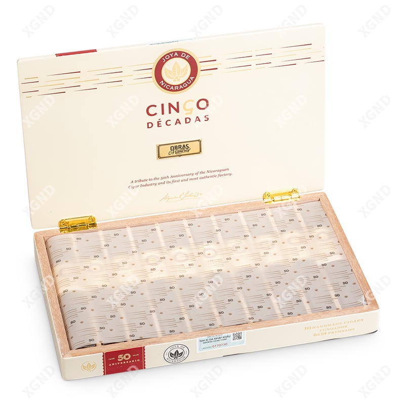 Cigar Joya De Nicaragua Cinco Decadas 50 Aniversario Fundador - Xì Gà Chính Hãng
