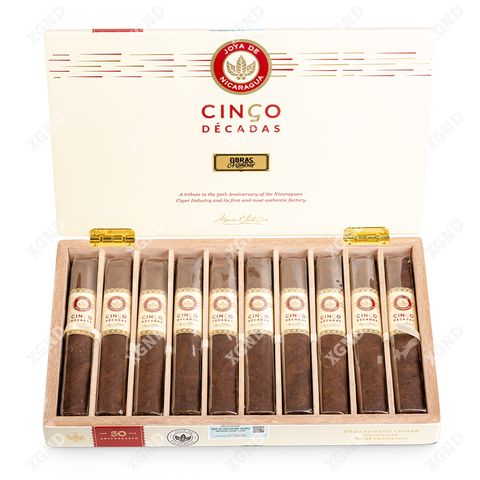Cigar Joya De Nicaragua Cinco Decadas 50 Aniversario Fundador - Xì Gà Chính Hãng