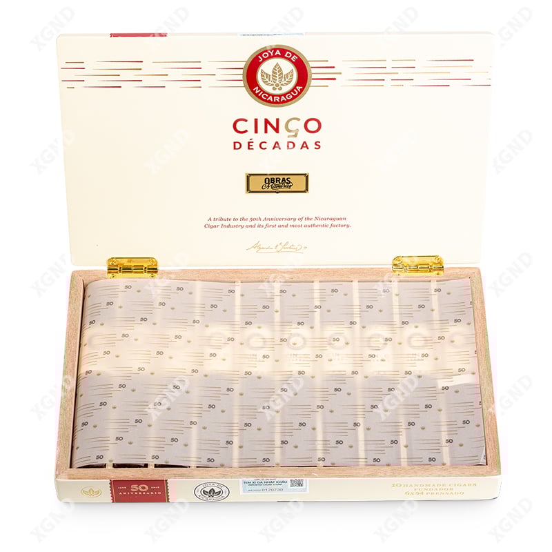 Cigar Joya De Nicaragua Cinco Decadas 50 Aniversario Fundador - Xì Gà Chính Hãng