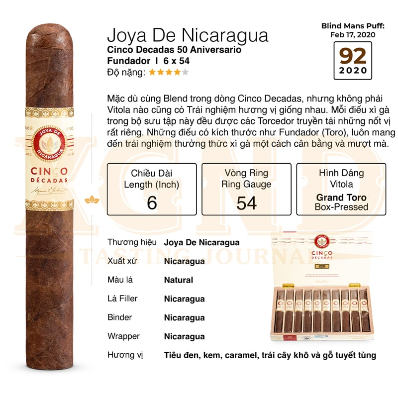 Joya De Nicaragua Cinco Decadas 50 Aniversario Fundador