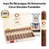 Joya De Nicaragua Cinco Decadas 50 Aniversario Fundador
