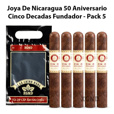 Cigar Joya De Nicaragua Cinco Decadas 50 Aniversario Fundador - Xì Gà Chính Hãng