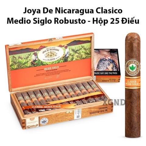 Cigar Joya De Nicaragua Clasico Medio Siglo Robusto - Xì Gà Chính Hãng