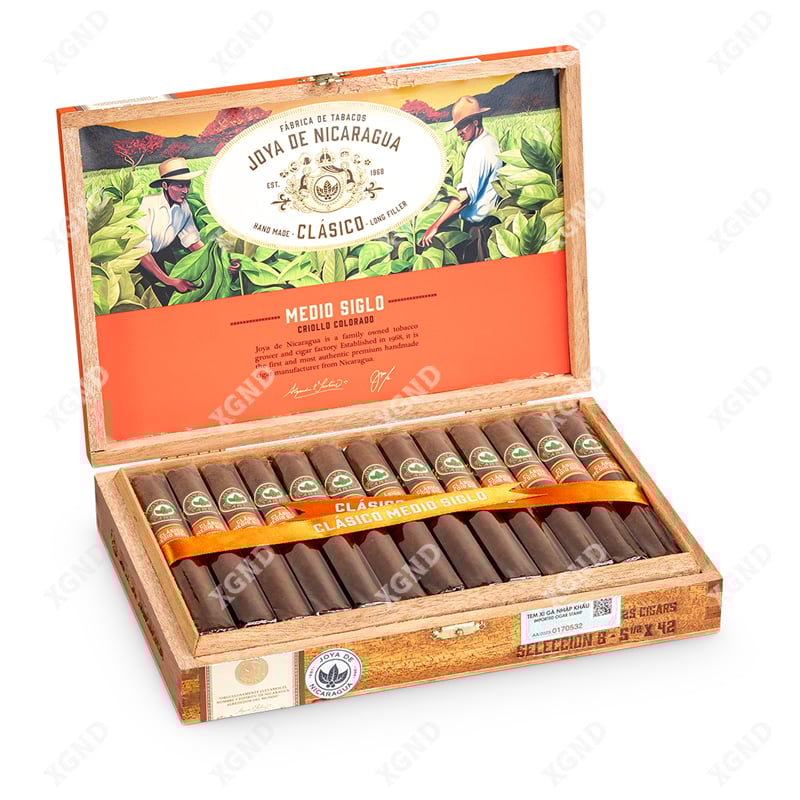 Cigar Joya De Nicaragua Clasico Medio Siglo Seleccion B - Xì Gà Chính Hãng