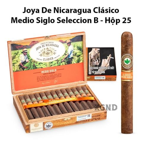 Cigar Joya De Nicaragua Clasico Medio Siglo Seleccion B - Xì Gà Chính Hãng