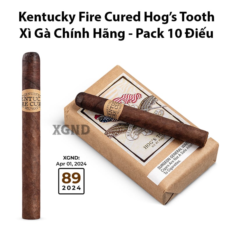 Cigar Kentucky Fire Cured Hogs Tooth - Xì Gà Chính Hãng