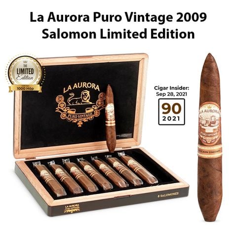 Cigar La Aurora Puro Vintage 2009 Salomon - Xì Gà Chính Hãng