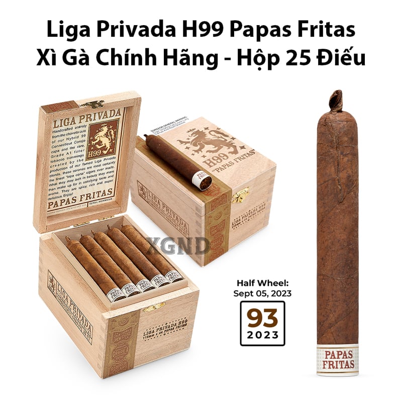 Cigar Liga Privada H99 Papas Fritas - Xì Gà Chính Hãng