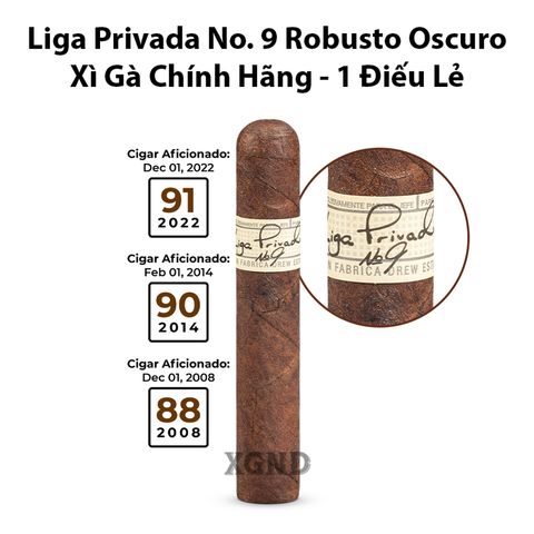 Cigar Liga Privada No 9 Robusto Oscuro - Xì Gà Chính Hãng