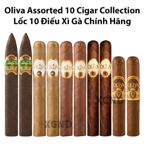 Cigar Oliva Assorted 10 Cigar Collection - Lốc 10 Điếu Xì Gà Chính Hãng