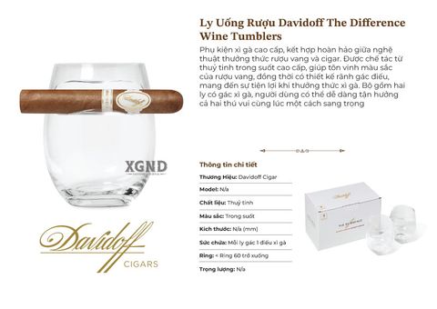 Ly Uống Rượu Davidoff The Difference Wine Tumblers Chính Hãng