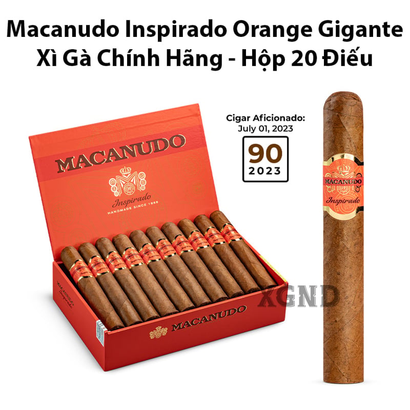 Cigar Macanudo Inspirado Orange Gigante - Xì Gà Chính Hãng