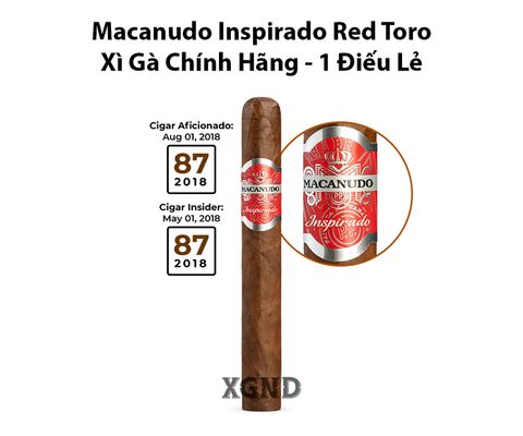 Cigar Macanudo Inspirado Red Toro - Xì Gà Chính Hãng