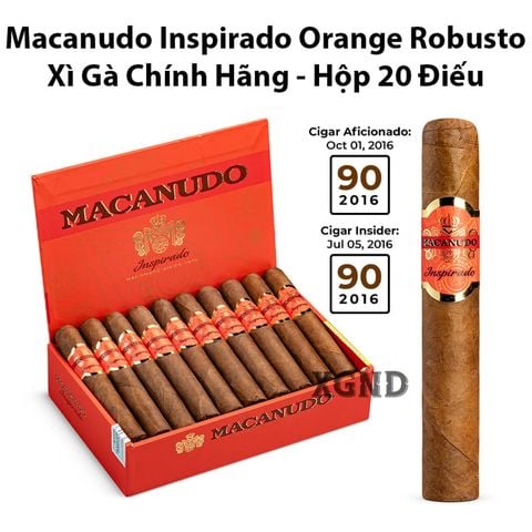 Cigar Macanudo Inspirado Orange Robusto - Xì Gà Chính Hãng