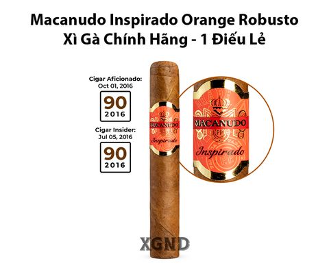 Cigar Macanudo Inspirado Orange Robusto - Xì Gà Chính Hãng