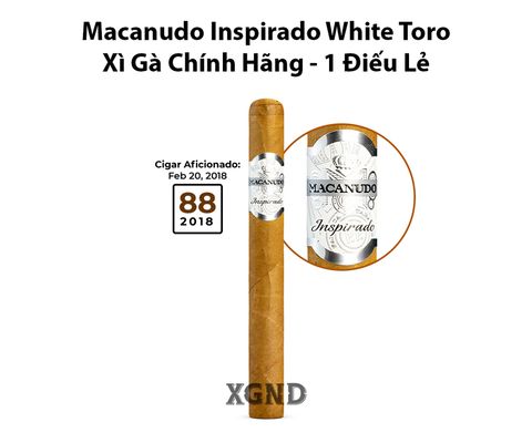 Cigar Macanudo Inspirado White Toro - Xì Gà Chính Hãng