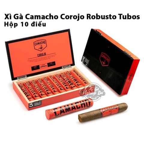 Cigar Camacho Corojo Robusto Tubos - Xì Gà Honduras Chính Hãng