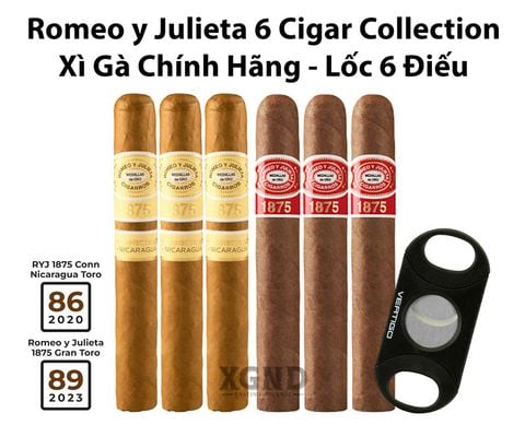 Cigar Romeo y Julieta 6 Cigar Collection - Lốc 6 Điếu Xì Gà Chính Hãng