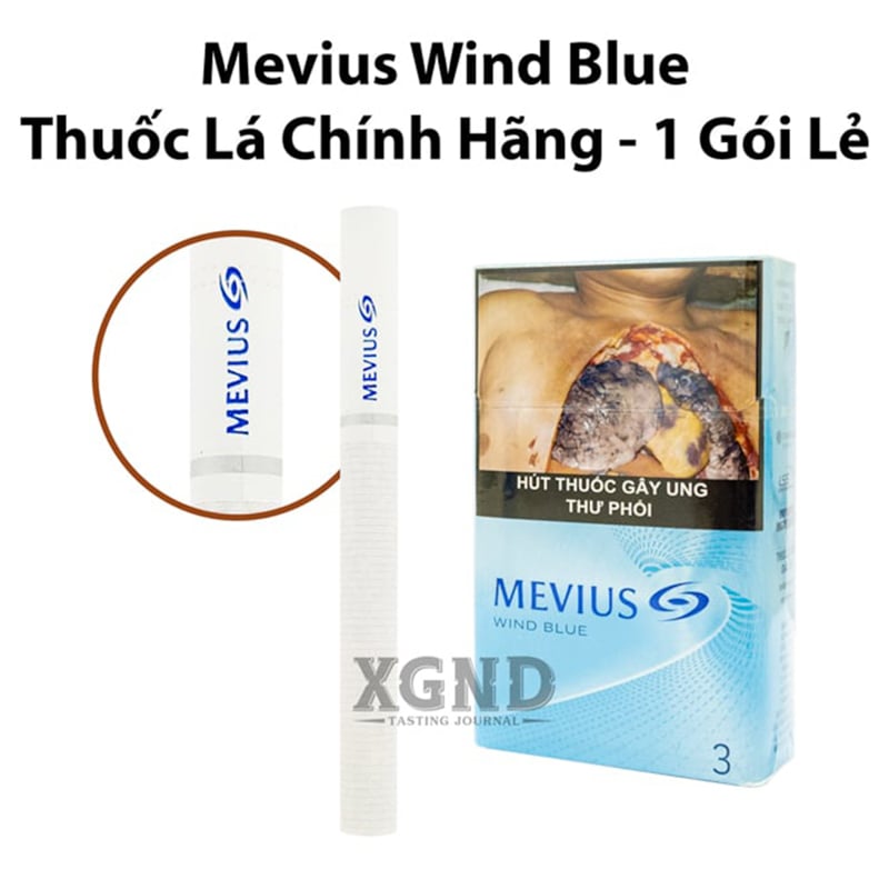 Thuốc Lá Mevius 3 Wind Blue - Thuốc Lá Chính Hãng