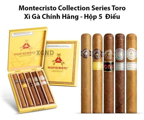 Cigar Montecristo Collection Series 5 Toro Cao Cấp - Xì Gà Chính Hãng