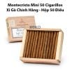 Cigar Montecristo Mini 50 Cigarillos - Xì Gà Cuba Chính Hãng