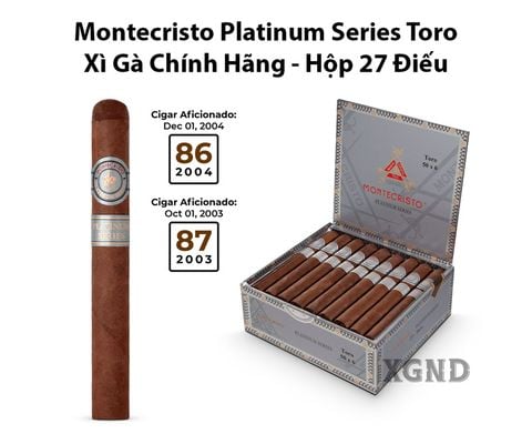 Cigar Montecristo Platinum Series Toro - Xì Gà Chính Hãng