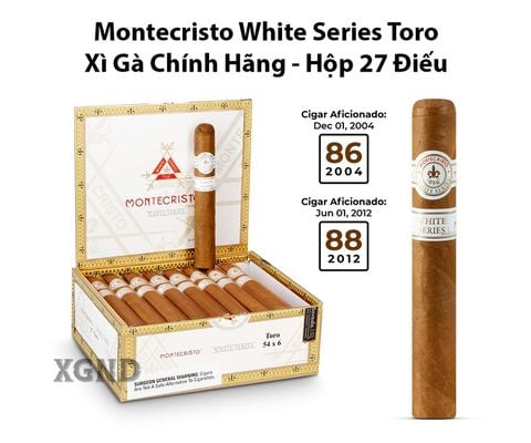 Cigar Montecristo White Toro - Xì Gà Chính Hãng