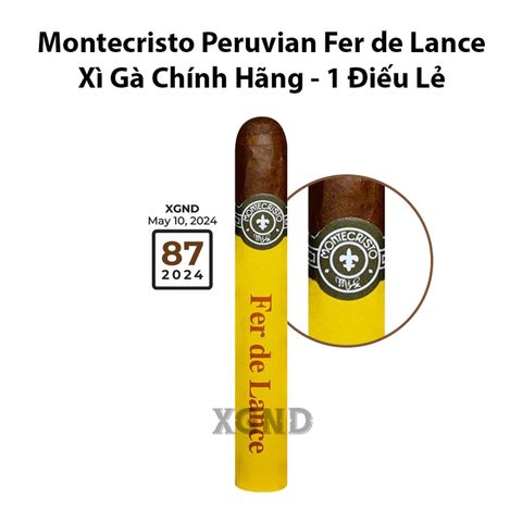 Cigar Montecristo Peruvian Fer de Lance - Xì Gà Chính Hãng