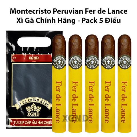 Cigar Montecristo Peruvian Fer de Lance - Xì Gà Chính Hãng