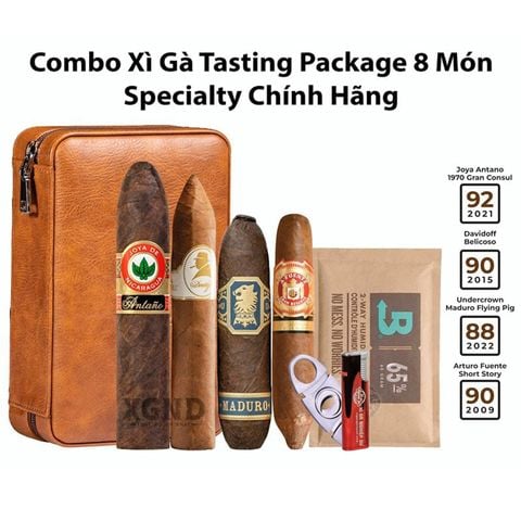 Combo Xì Gà Tasting Package 8 Món Specialty Chính Hãng