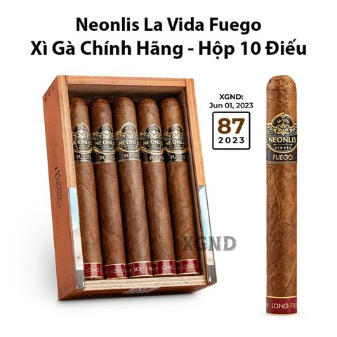 Cigar Neonlis La Vida Fuego Grand Corona - Xì Gà Chính Hãng