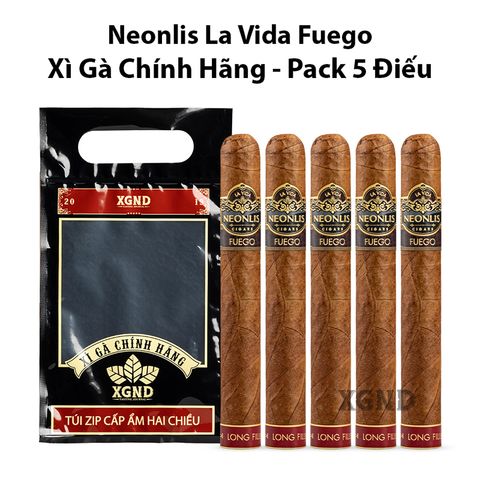 Cigar Neonlis La Vida Fuego Grand Corona - Xì Gà Chính Hãng