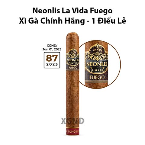 Cigar Neonlis La Vida Fuego Grand Corona - Xì Gà Chính Hãng
