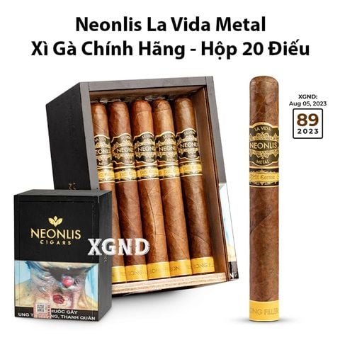 Cigar Neonlis La Vida Metal - Xì Gà Chính Hãng