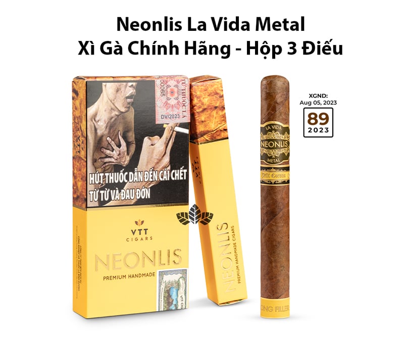 Cigar Neonlis La Vida Metal - Xì Gà Chính Hãng