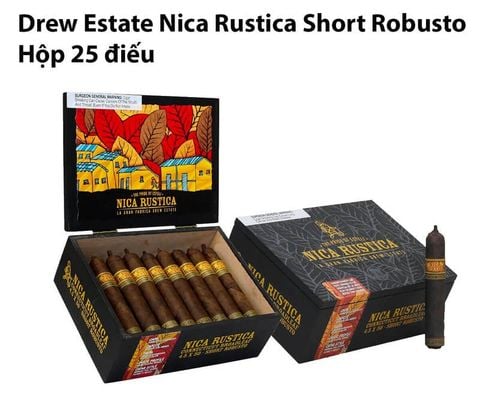 Cigar Nica Rustica Short Robusto - Xì Gà Nicaragua Chính Hãng