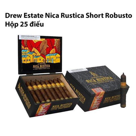 Cigar Nica Rustica Short Robusto - Xì Gà Nicaragua Chính Hãng
