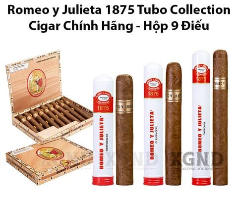 Cigar Romeo y Julieta 1875 Tubo Collection - Xì Gà Chính Hãng Hộp 9 Điếu