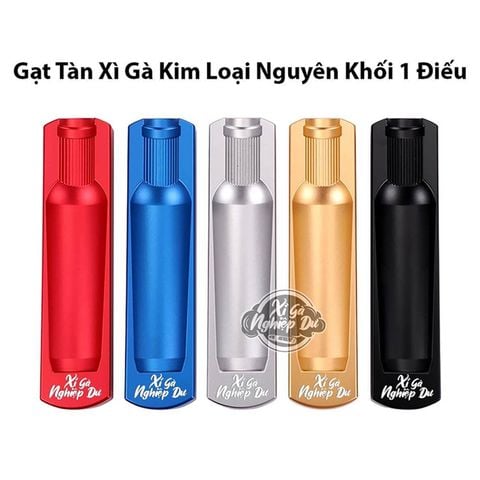 Gạt Tàn Xì Gà Đơn Kim Loại Nguyên Khối - Gạt Tàn Cigar Cho 1 Người