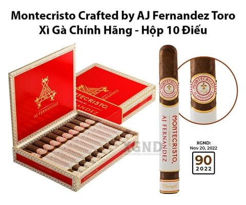 Cigar Montecristo Crafted by AJ Fernandez Toro - Xì Gà Chính Hãng