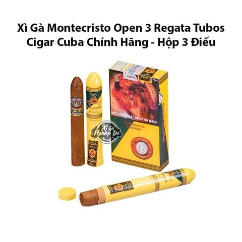 Cigar Cuba Montecristo Open Regata - Xì Gà Cuba Chính Hãng