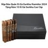 Hộp Bảo Quản Xì Gà Gurkha Humidor 2024 Tặng Kèm 10 Xì Gà Gurkha Cao Cấp