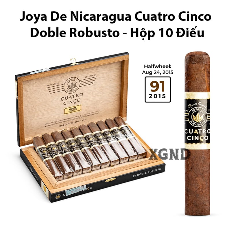 Cigar Joya De Nicaragua Cuatro Cinco Reserva Especial Doble Robusto - Xì Gà Chính Hãng