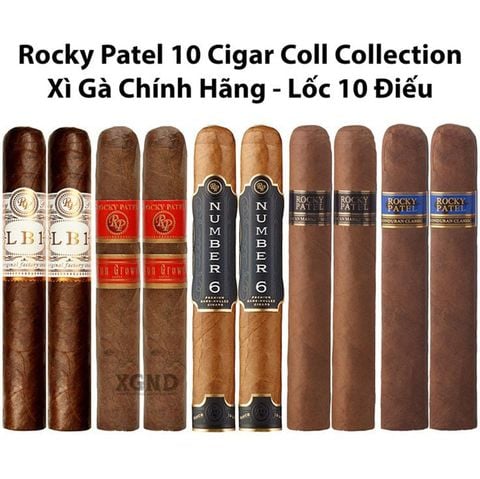Cigar Rocky Patel 10 Cigar Coll Collection - Lốc 10 Điếu Xì Gà Chính Hãng