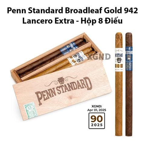 Cigar Penn Standard Broadleaf Gold 942 Lancero Extra - Xì Gà Chính Hãng