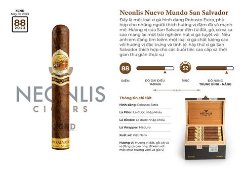 Cigar Neonlis Nuevo Mundo San Salvador - Xì gà Việt Nam Chính hãng