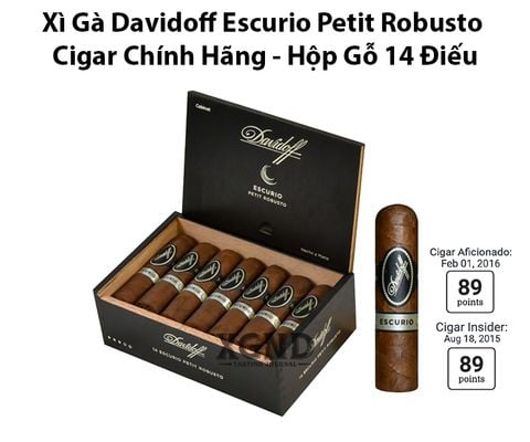 Cigar Davidoff Escurio Petit Robusto -  Xì Gà Cao Cấp Chính Hãng