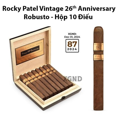 Cigar Rocky Patel Vintage 26th Anniversary Robusto - Xì Gà Chính Hãng